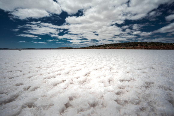 Salt lakes crust